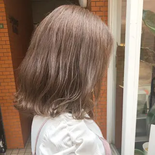 ミディアム カラー キッズ ヘアアレンジ 女性専用サロン 【中崎町】ゆきみのヘアスタイル