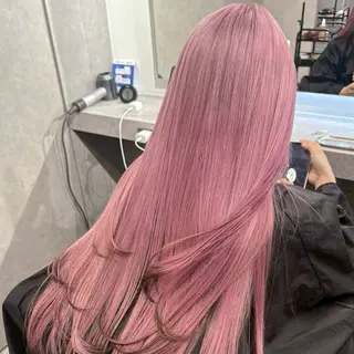 カラー Yoshiいろあそび 八王子/ハイトーンのヘアスタイル