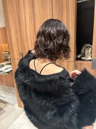 ミディアム ショート⌇艶カラー ⌇ RIN🌙のヘアスタイル