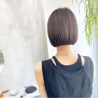 ショート カラー 👑ボブはお任せ ミヤノ👑のヘアスタイル