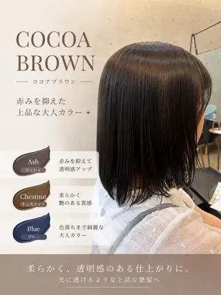 ショート カラー 透明感カラー/艶 ✖️上品/修生🥀のヘアスタイル