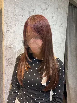 ロング 🎀ིྀ韓国風 艶カラー🤍ྀི小澤のヘアスタイル