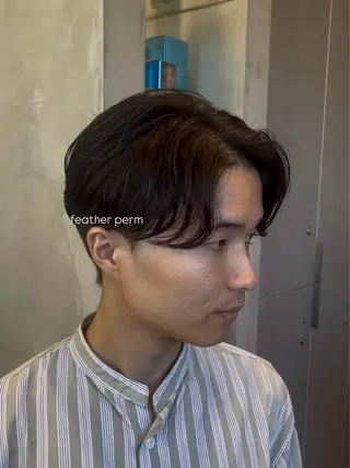ショート パーマ しずく🤍🧸 / fifthパーマのヘアスタイル