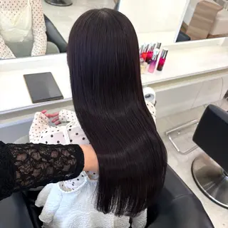 ロング カラー ParveMix 楠本結菜💟のヘアスタイル