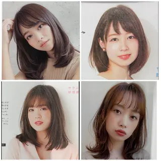 ミディアム 村澤 拓弥のヘアスタイル