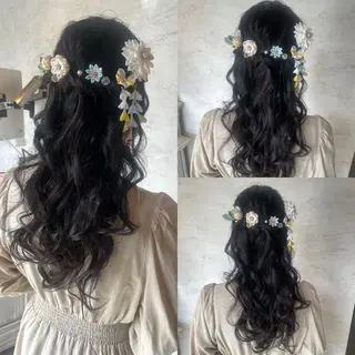 ロング ヘアアレンジ 美髪× ヘアセット✨Araiのヘアスタイル