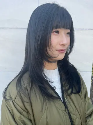 セミロング 渡辺 まみのヘアスタイル