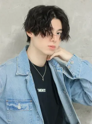パーマ メンズ レイヤーカット ✨平野志織のヘアスタイル