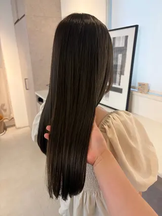 ロング ✨色持ちの良い艶 カラー✨蟹江真世のヘアスタイル