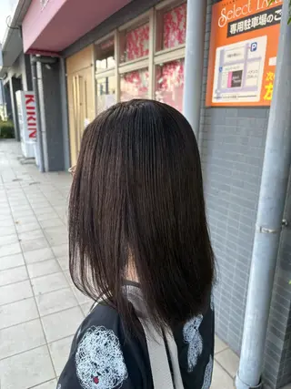 セミロング カラー ヘアアレンジ select 大森 慶斗のヘアスタイル