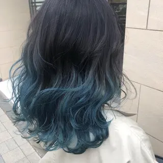 セミロング カラー ヘアアレンジ TSUNA 🌙 Lim 五反田のマツエク・マツパデザイン