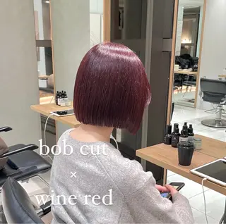 ショート カラー ツヤ髪/透け感ヘア 💎Nokaのヘアスタイル