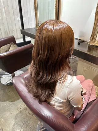ロング カラー レイヤー/似合わせ ユイハ🎀のヘアスタイル