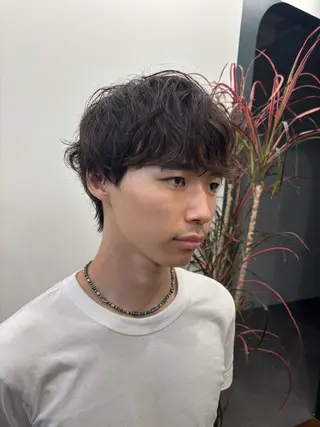 パーマ メンズ ハードパーマ Rico💜のヘアスタイル