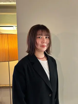 ミディアム ORe'S HAIR BE　GLaDまなみのヘアスタイル