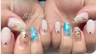 ネイル モチの良さ◉ フィルインネイル♡のネイルデザイン
