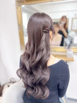 ロング ヘアアレンジ ⭐︎moe 【ヘアセット🧸】のヘアスタイル