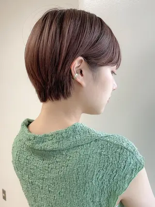 ショート カラー BASSA 下井草店のヘアスタイル