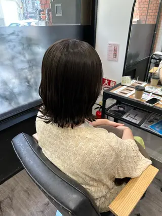 ミディアム カラー 艶髪レイヤー上田 紗也🇰🇷💗のヘアスタイル