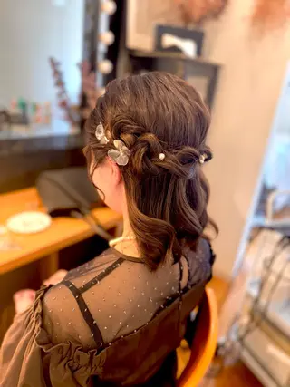 ミディアム 札幌円山ヘアメイク/ バーガスのヘアスタイル