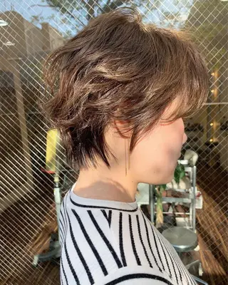 ショート パーマ 髪質改善サロン ARCHE野瀬冬馬のヘアスタイル