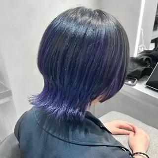 ショート カラー ハイトーン×推し カラー💫Miyuのヘアスタイル
