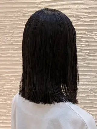 ミディアム 鎌田 流沙奈のヘアスタイル