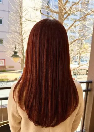 ロング カラー flencia 丸 和博|カットのヘアスタイル