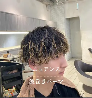 パーマ メンズ 可愛い顔周りカット お任せください✨中川のヘアスタイル
