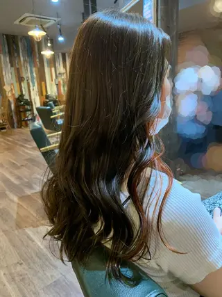 ロング カラー 河村 健太のヘアスタイル