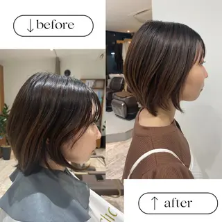 ショート 小顔似合わせカット/ レイヤー/maiのヘアスタイル