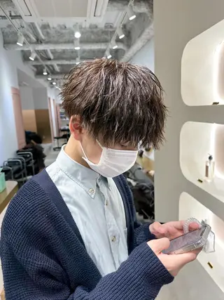 ショート パーマ 艶髪/髪質改善 塩屋公一朗のヘアスタイル
