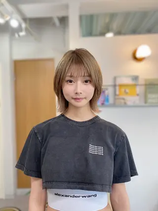 ショート カラー ノグチ ユウキ/ボブのヘアスタイル