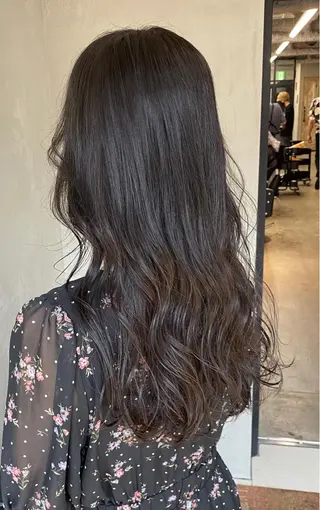 ロング カラー パーマ ヘアアレンジ 🤍透明感カラー🤍 Ryujiのヘアスタイル