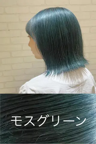 ショート カラー 透明感カラー/韓国 ブリーチ/古橋のヘアスタイル