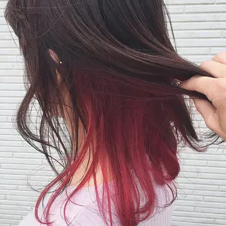 ミディアム カラー 中川 竜誠のヘアスタイル