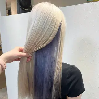 ロング 吉田 敦月のヘアスタイル