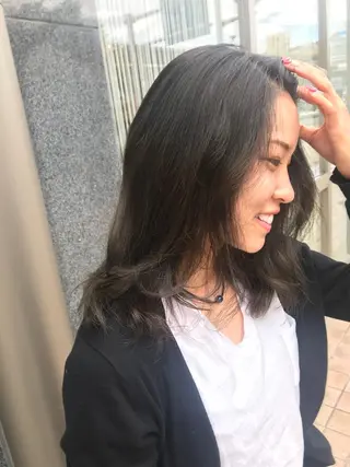 カラー YUI𓍯ｴｸｽﾃ /ﾆｭｱﾝｽｶﾗｰのヘアスタイル