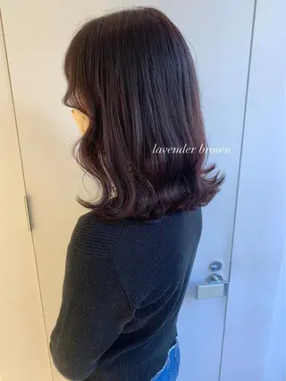 セミロング カラー ParveMix 🤍加藤理沙のヘアスタイル