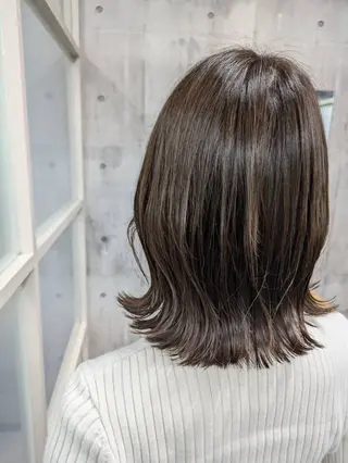 セミロング newi WASHIOのヘアスタイル