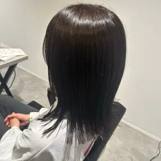 ミディアム カラー MIRUKA/ 暖色カラー/ベージュのヘアスタイル