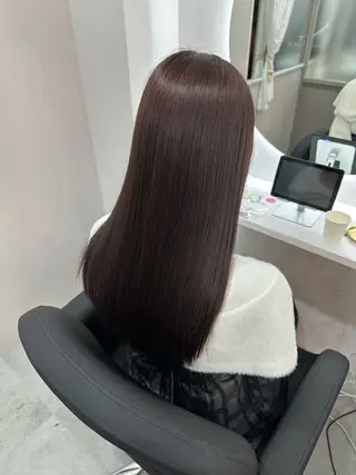 ロング 髪質改善×縮毛矯正 taichi副店長のヘアスタイル