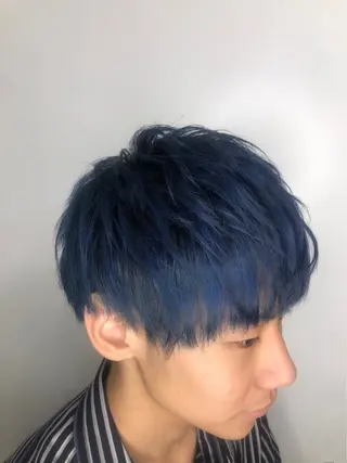 ロング カラー 齋藤 優太朗のヘアスタイル