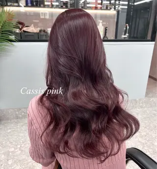ロング カラー シールエクステ特化 ハイトーン、NANAのヘアスタイル