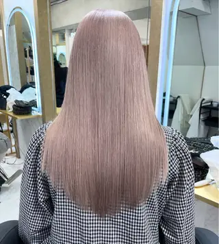 ロング カラー 🔗透明感カラー🔗 エクステ✂️はるちかのヘアスタイル