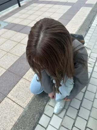 セミロング 小寺 唯希のヘアスタイル