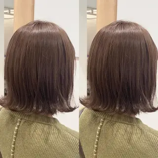 ミディアム カラー 🌿レイヤー/ブリー チ/🌿JINのヘアスタイル
