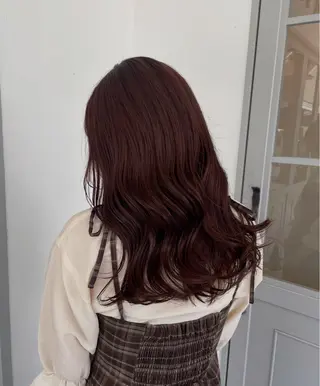 セミロング 江藤 結奈のヘアスタイル