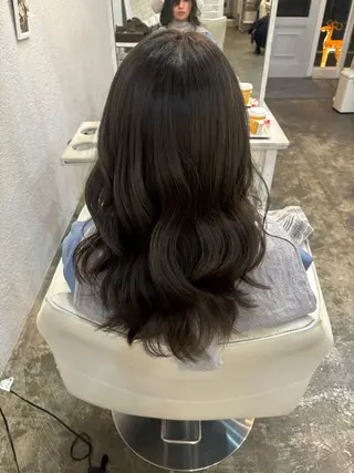 ロング カラー 山﨑彩乃 🫧 髪質改善✨️のヘアスタイル