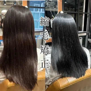 セミロング カラー 🌙縮毛矯正/上品 カラー/芦川優磨のヘアスタイル